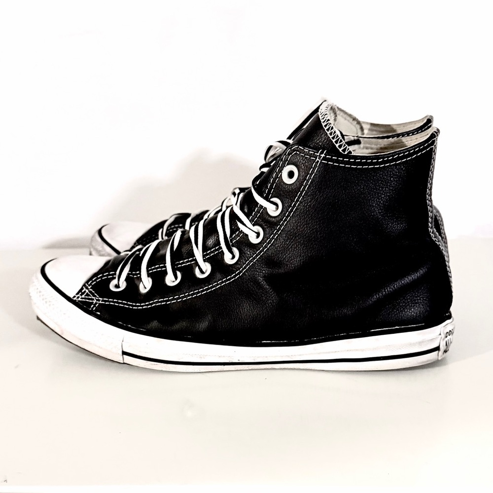 Leather Converse Men’s Hi-Top Dance Shoe, 10.5